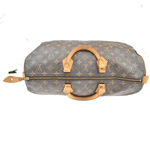LOUIS VUITTON Speedy 40 Travel Hand Bag Monogram Leather Brown - Picture 6 of 16